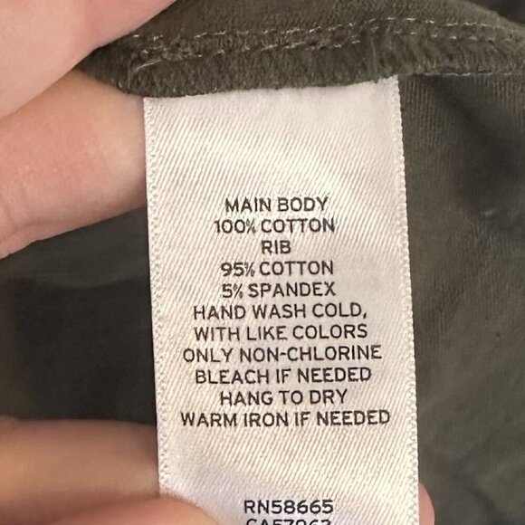 NWT BP by Nordstrom Olive Green Babydoll Short Sleeve Dress with Pockets - S - Picture 5 of 6